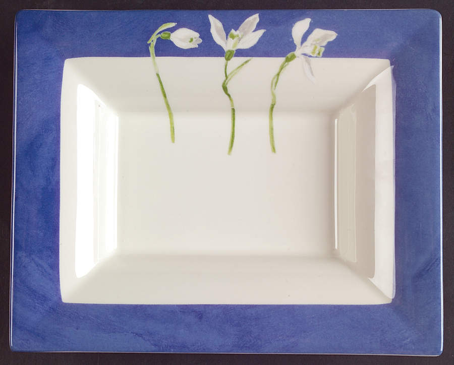Alice 6" Rectangular Tray by Faiencerie De Gien-1