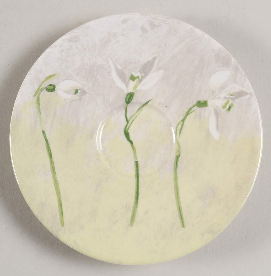 Alice Saucer for Flat Demitasse Cup by Faiencerie De Gien-1