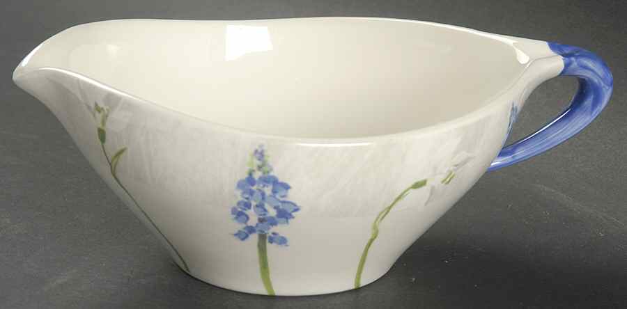 Alice Open Sauce Boat by Faiencerie De Gien-1