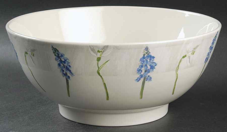 Alice 10" Round Vegetable Bowl by Faiencerie De Gien-1