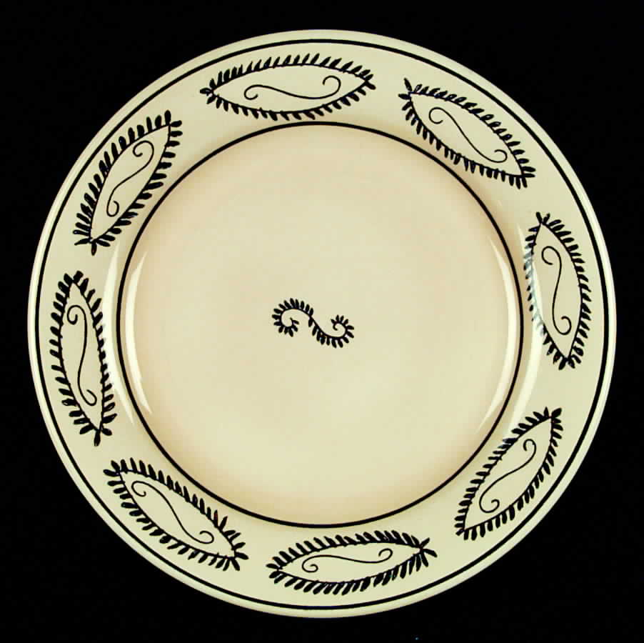 Alize Yellow Dinner Plate by Faiencerie De Gien-1