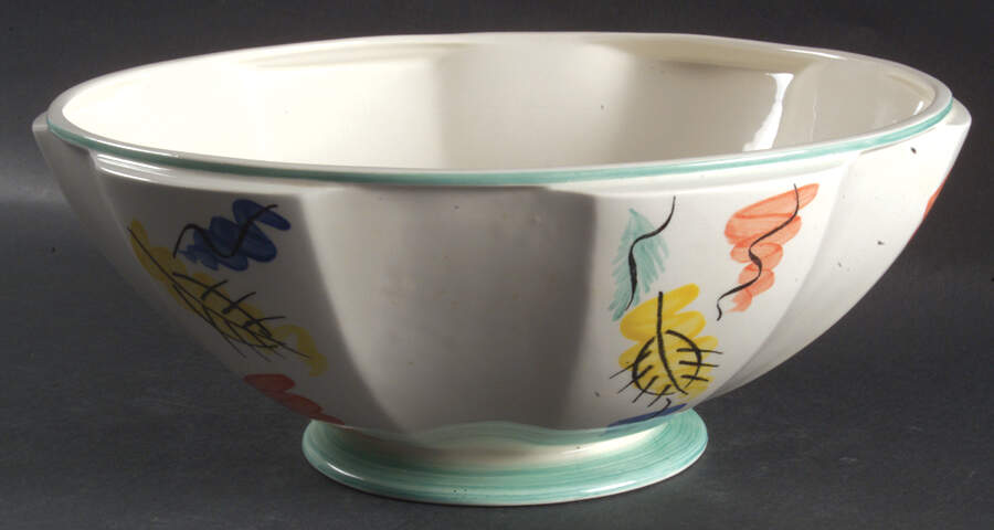 Arles 11" Large Salad Serving Bowl by Faiencerie De Gien-1