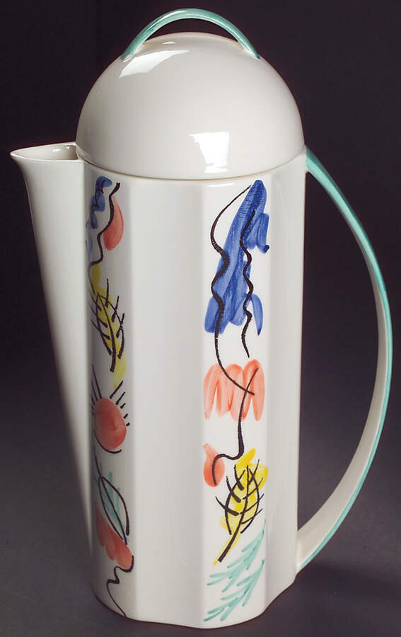 Arles Coffee Pot & Lid by Faiencerie De Gien-1