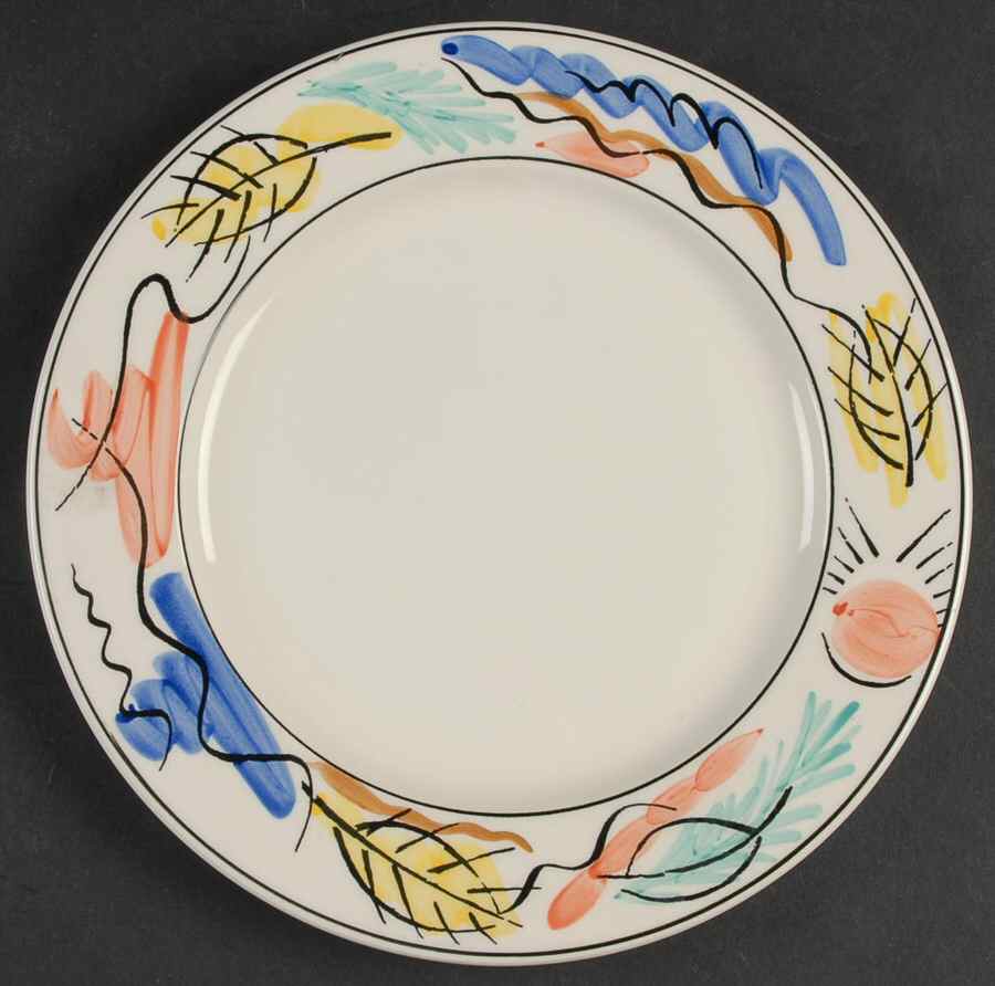 Arles Salad/Dessert Plate by Faiencerie De Gien-1