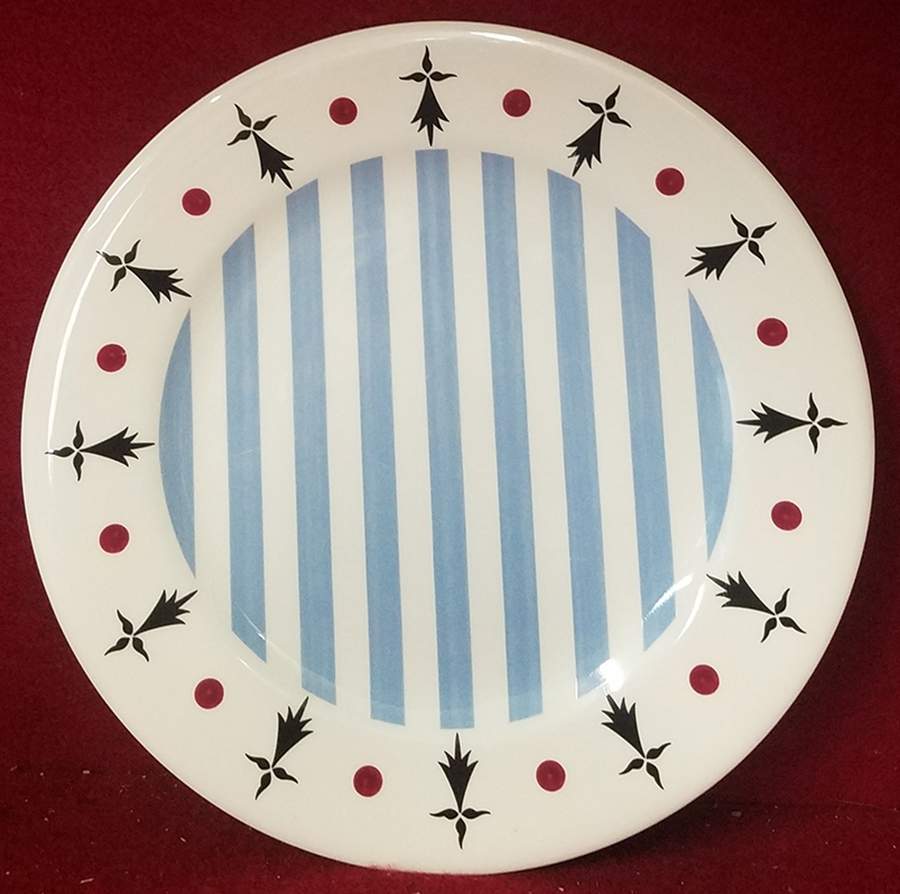 Armor Salad Plate by Faiencerie De Gien-1