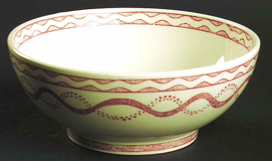 Aurelie Pink Coupe Cereal Bowl by Faiencerie De Gien-1