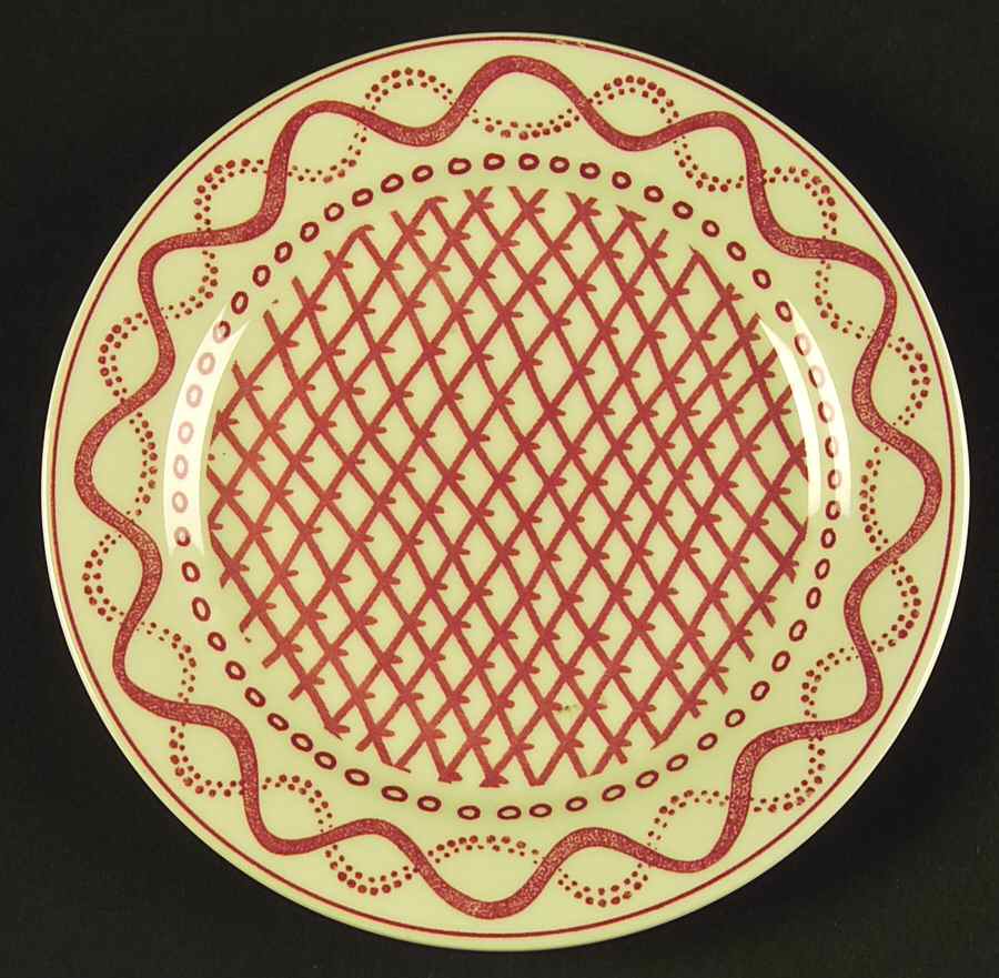 Aurelie Pink Bread & Butter Plate by Faiencerie De Gien-1