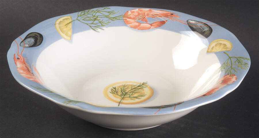 Belle Ile Coupe Cereal Bowl by Faiencerie De Gien-1