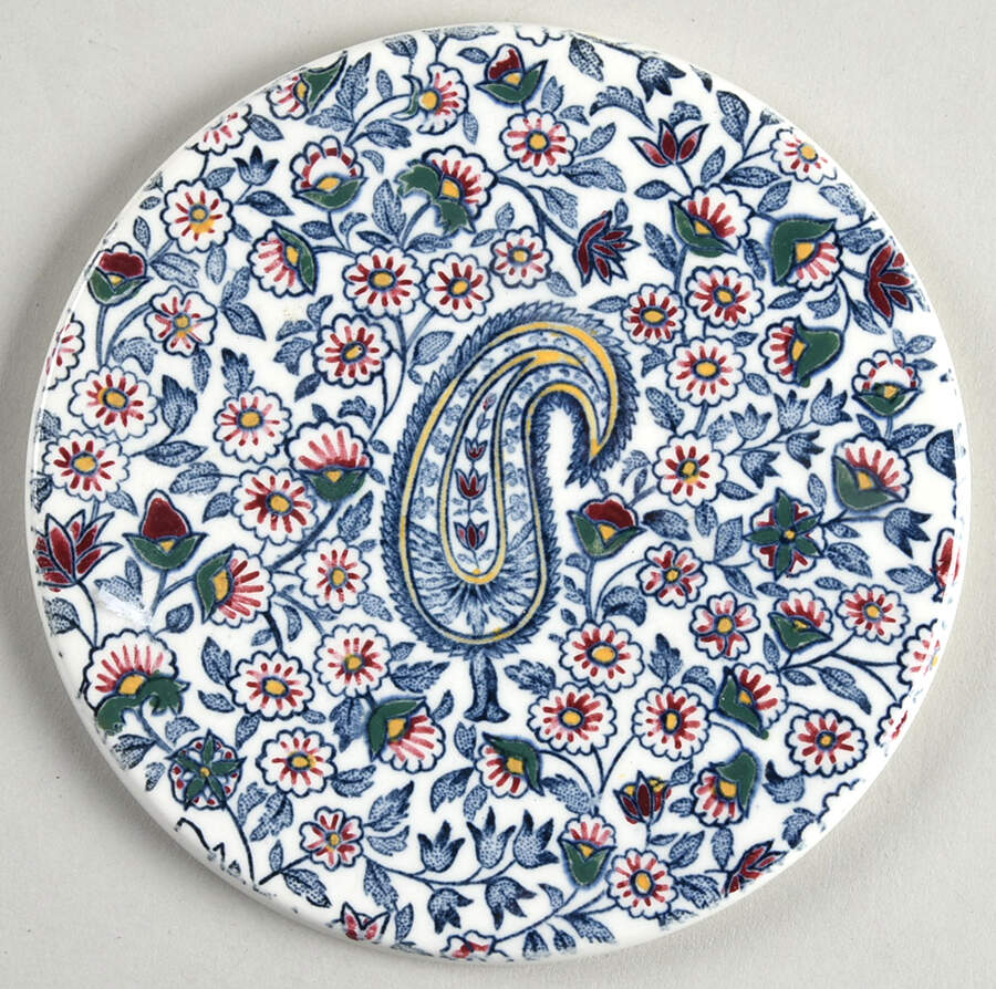 Cachemire Coaster by Faiencerie De Gien-1