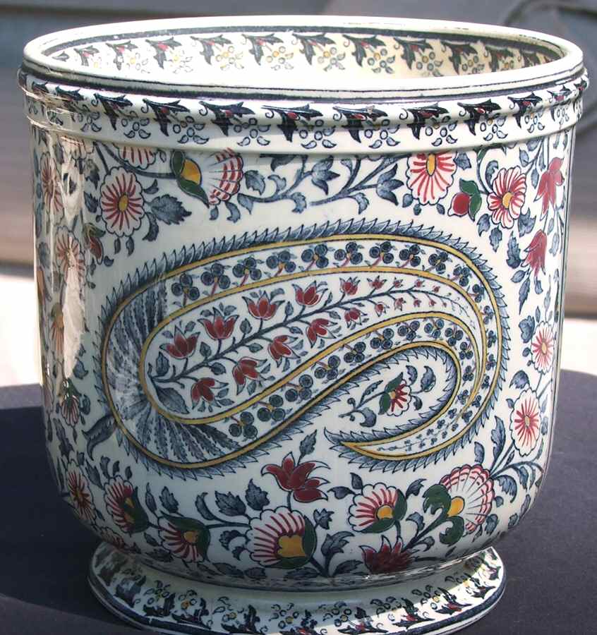 Cachemire 6" Cachepot by Faiencerie De Gien-1