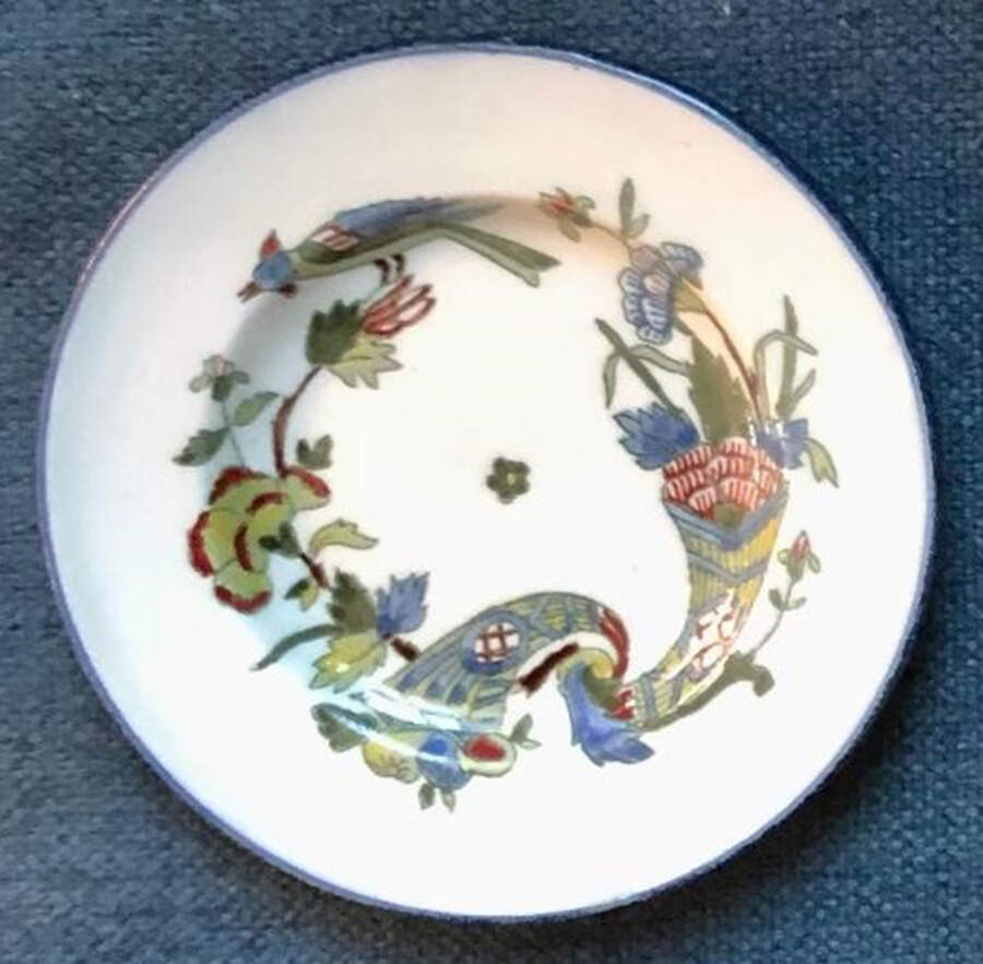 Corne D'Abondance 3" Toy Plate by Faiencerie De Gien-1