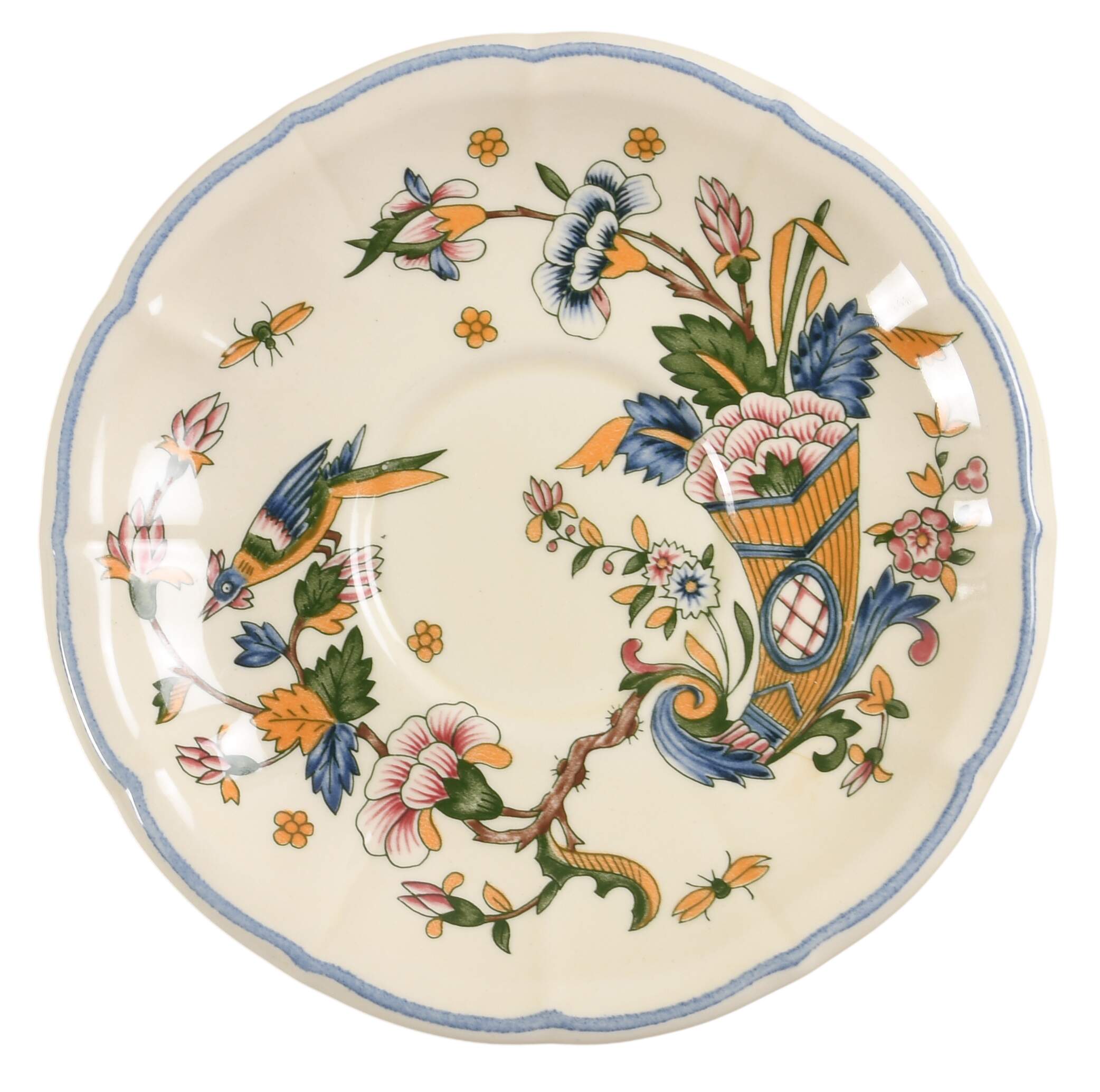 Corne D'Abondance Saucer for Breakfast Cup by Faiencerie De Gien-1