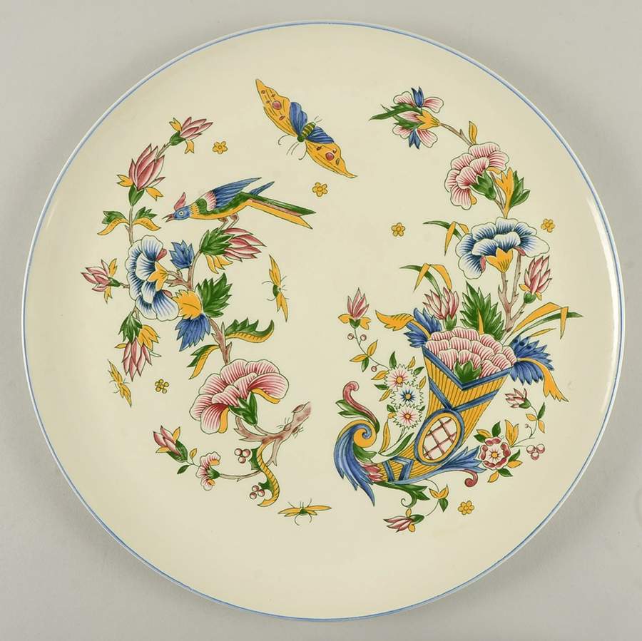 Corne D'Abondance Cake Plate by Faiencerie De Gien-1