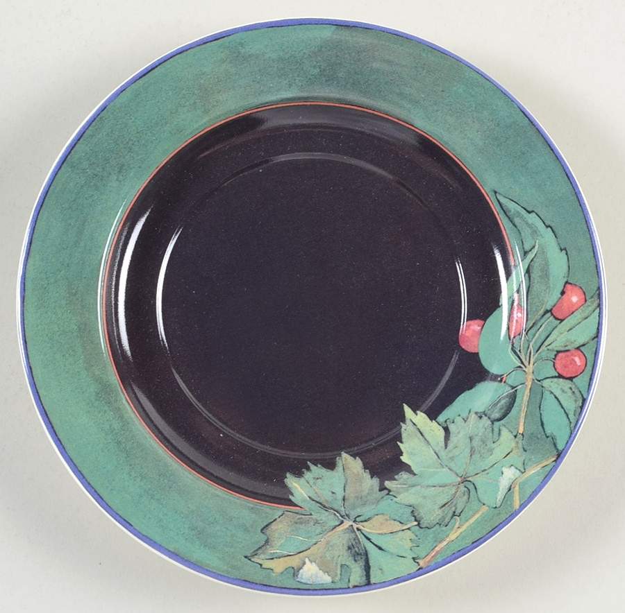 Cueillette Saucer for Breakfast Cup by Faiencerie De Gien-1