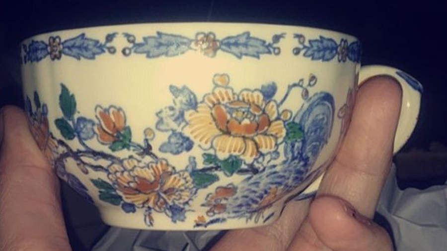 Delft Colorie Flat Cup by Faiencerie De Gien-1