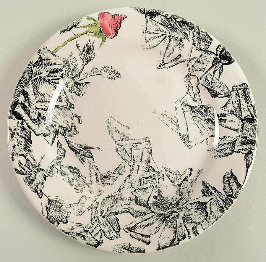 Esquisse Salad/Dessert Plate by Faiencerie De Gien-1