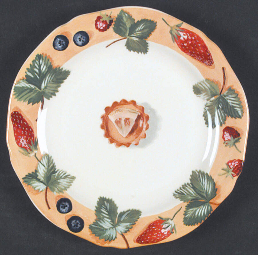 Farandole Canape Plate by Faiencerie De Gien-1