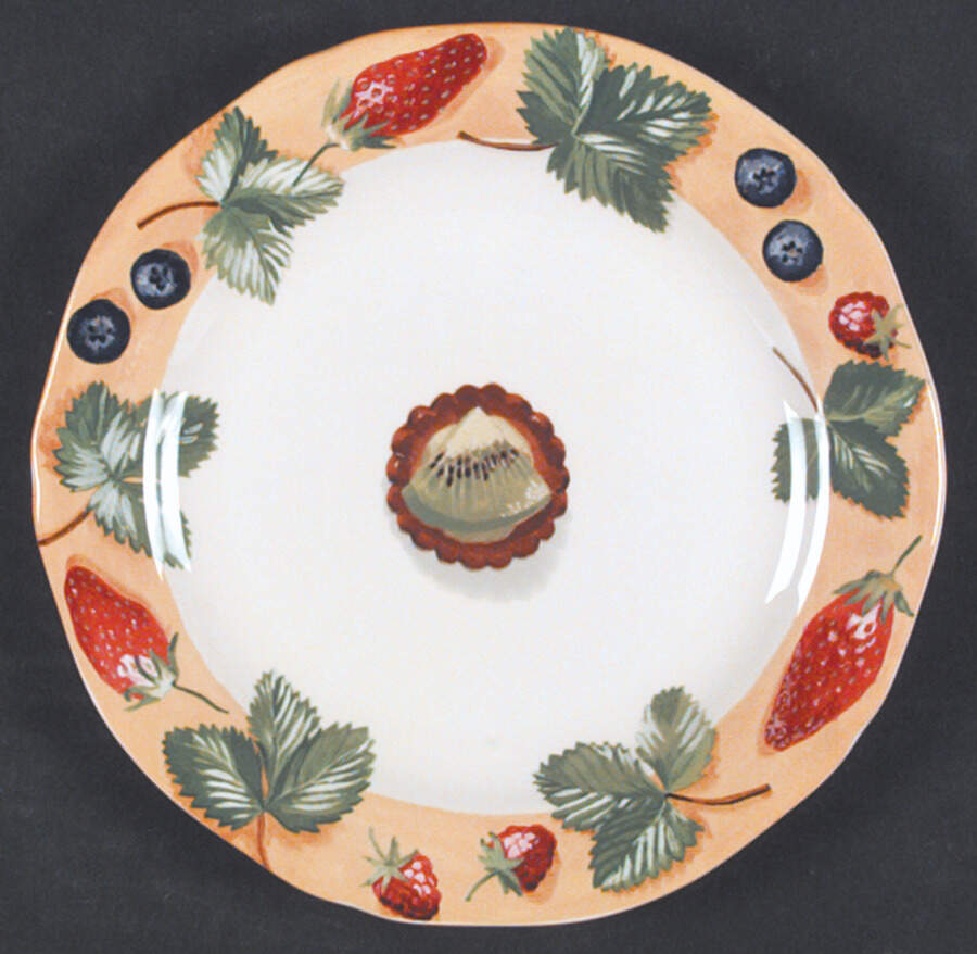 Farandole Canape Plate by Faiencerie De Gien-1