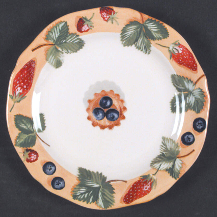 Farandole Canape Plate by Faiencerie De Gien-1