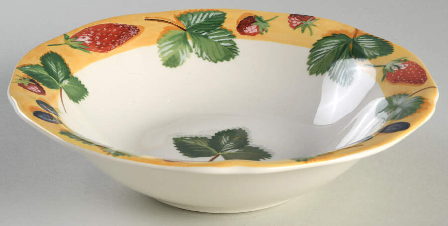 Farandole Coupe Cereal Bowl by Faiencerie De Gien-1