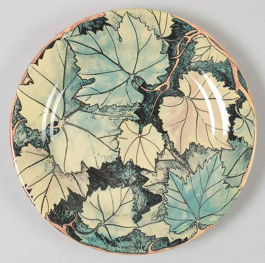 Feuillage Canape Plate by Faiencerie De Gien-1