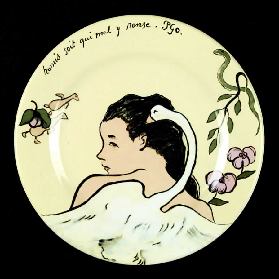 Gauguin Salad Plate by Faiencerie De Gien-1