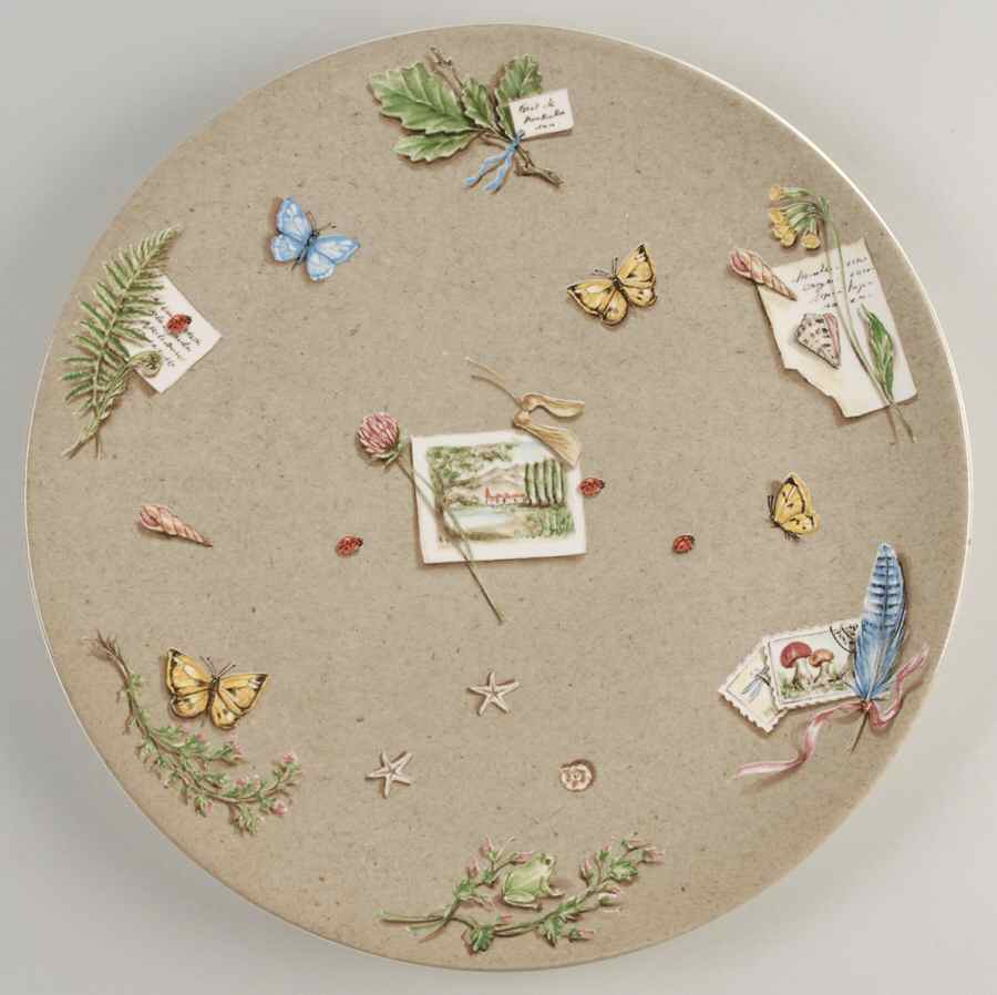 Images Cake Plate by Faiencerie De Gien-1