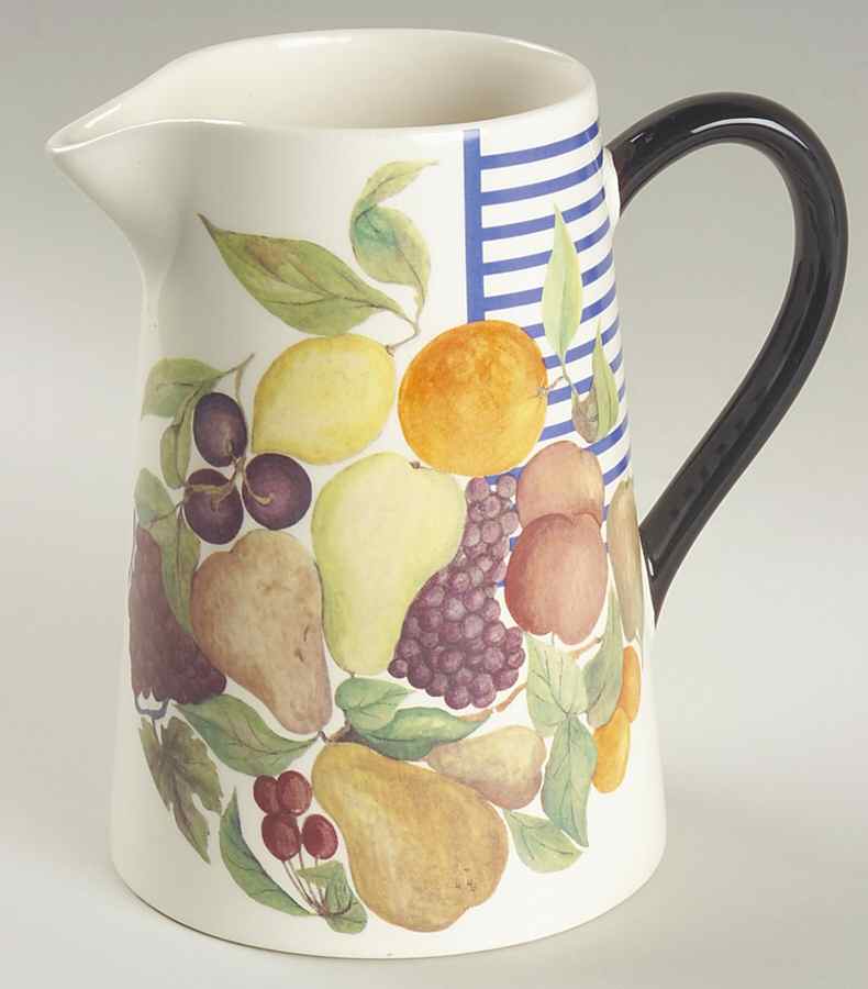 La Ronde Des Fruits 32 Oz Pitcher by Faiencerie De Gien-1