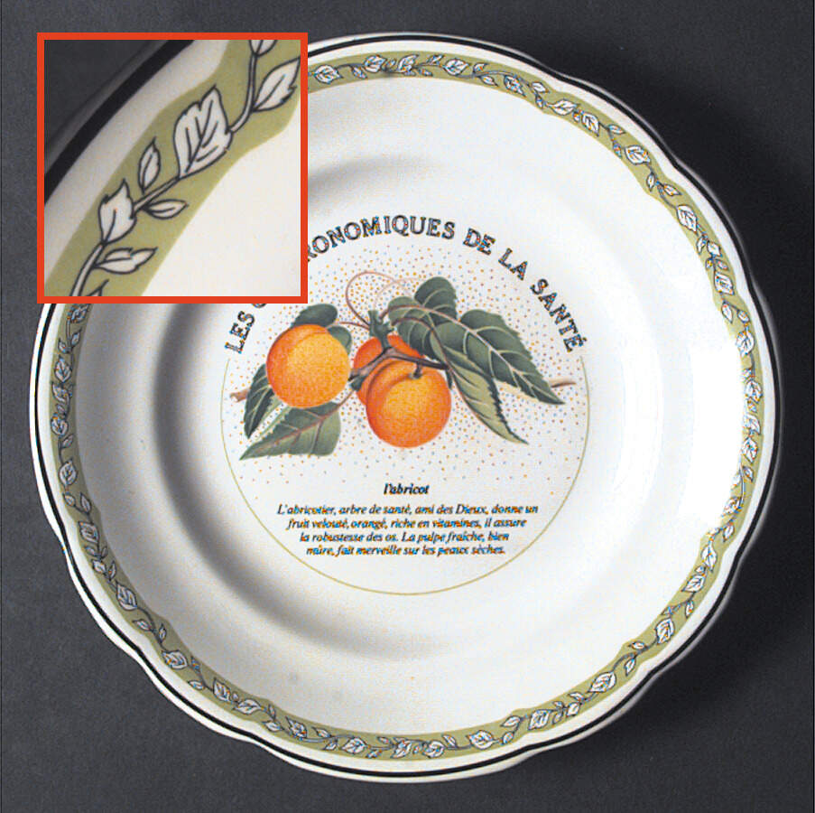 Les Gastronomiques De La Sante Salad/Dessert Plate by Faiencerie De Gien-1