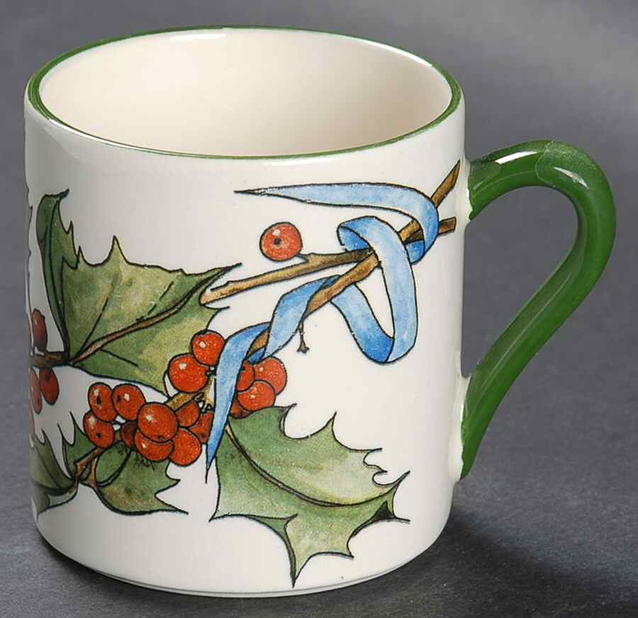 Le Houx Flat Demitasse Cup by Faiencerie De Gien-1