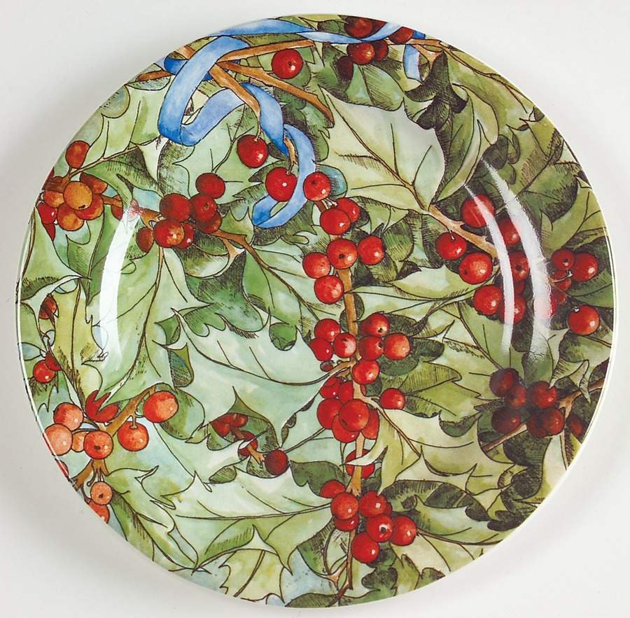 Le Houx Canape Plate by Faiencerie De Gien-1