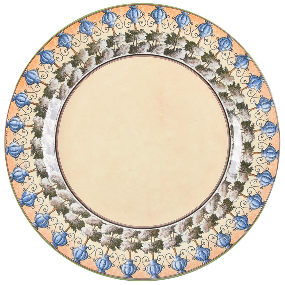 Les Jardins D'Eau Dinner Plate by Faiencerie De Gien-1