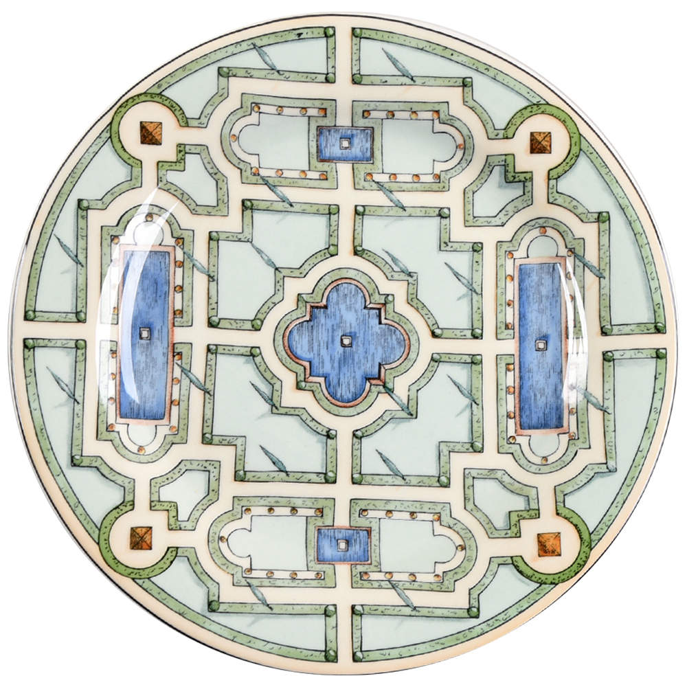 Les Jardins D'Eau Canape Plate by Faiencerie De Gien-1