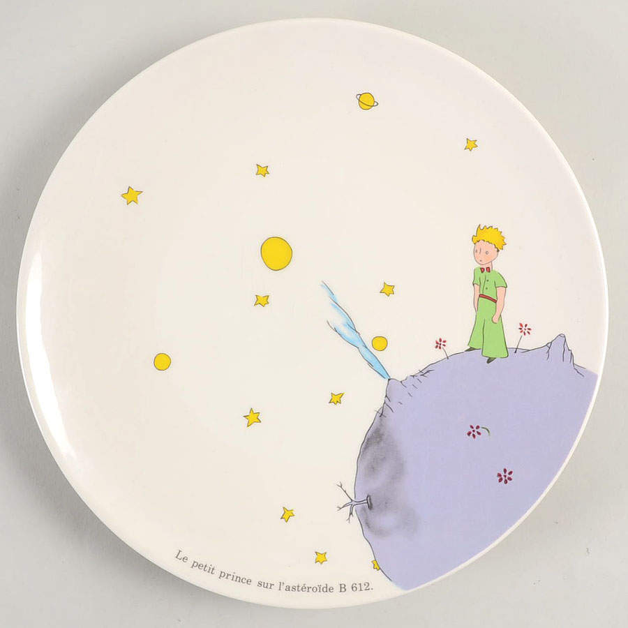 Le Petit Prince Coupe Salad/Dessert Plate by Faiencerie De Gien-1
