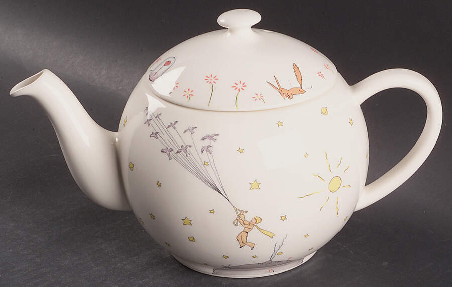 Le Petit Prince Teapot & Lid by Faiencerie De Gien-1