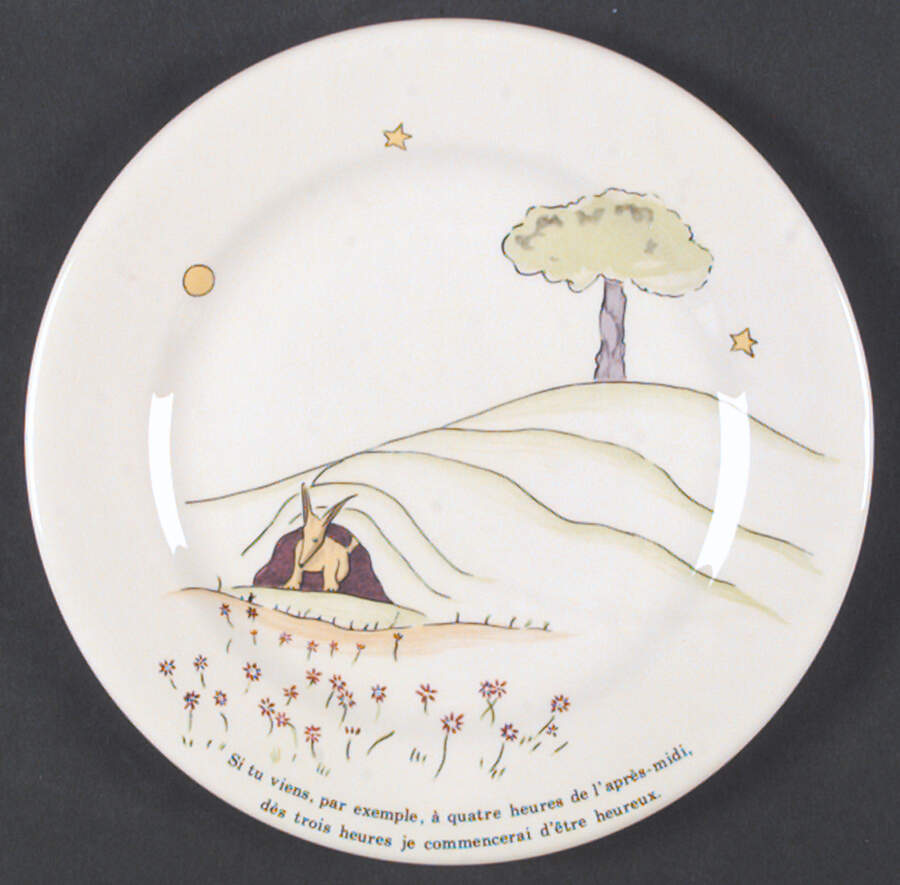 Le Petit Prince Salad/Dessert Plate by Faiencerie De Gien-1