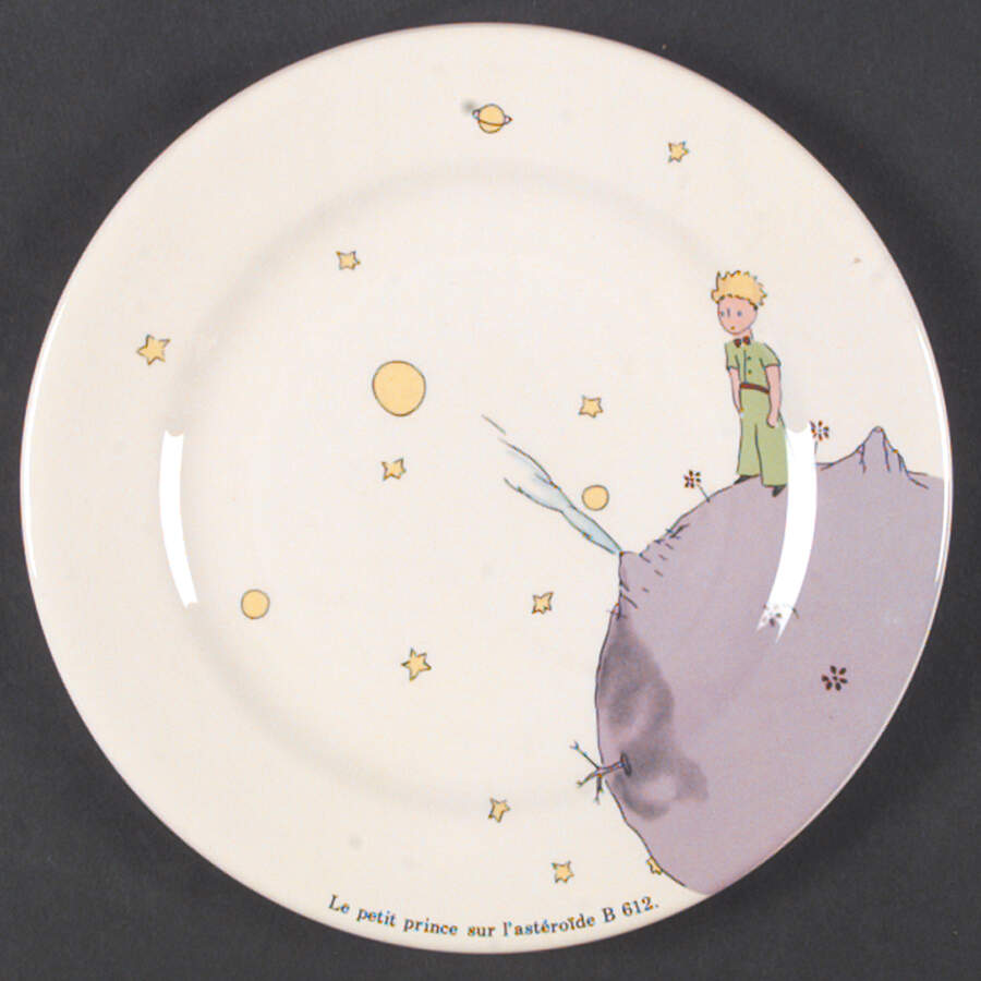Le Petit Prince Salad/Dessert Plate by Faiencerie De Gien-1