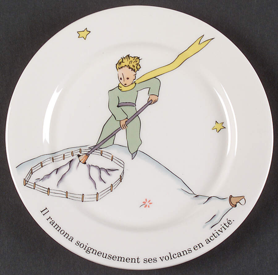 Le Petit Prince Wine Bottle Coaster by Faiencerie De Gien-1