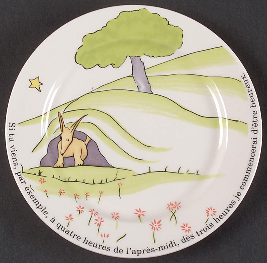 Le Petit Prince Wine Bottle Coaster by Faiencerie De Gien-1