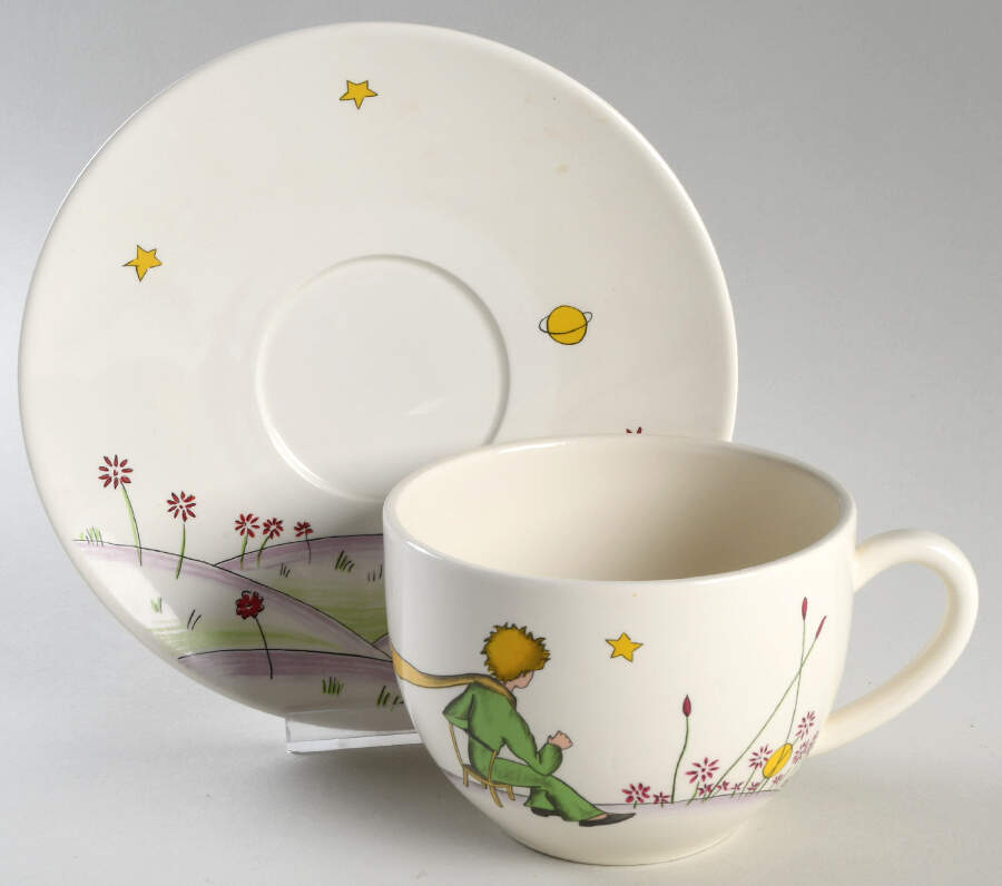 Le Petit Prince Jumbo Cup & Saucer Set by Faiencerie De Gien-1