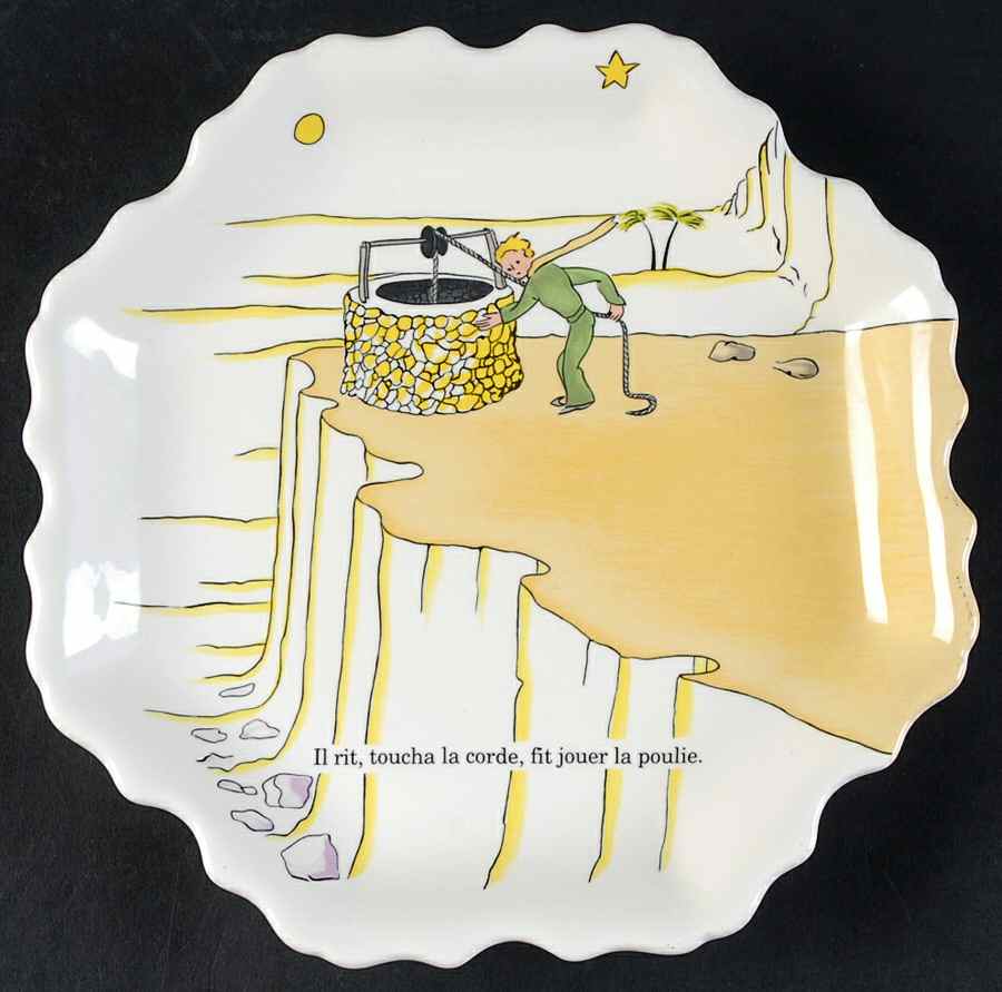 Le Petit Prince Plate Wall by Faiencerie De Gien-1