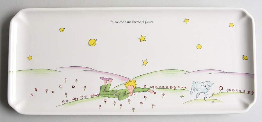 Le Petit Prince Large Sandwich Tray by Faiencerie De Gien-1