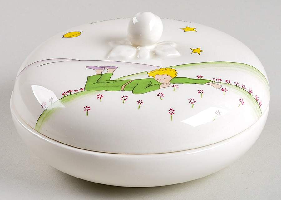 Le Petit Prince Candy Box & Lid by Faiencerie De Gien-1