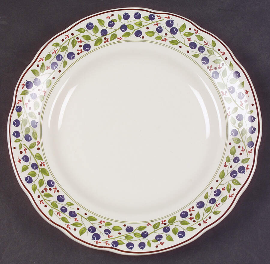 Les Tartes Salad/Dessert Plate by Faiencerie De Gien-1