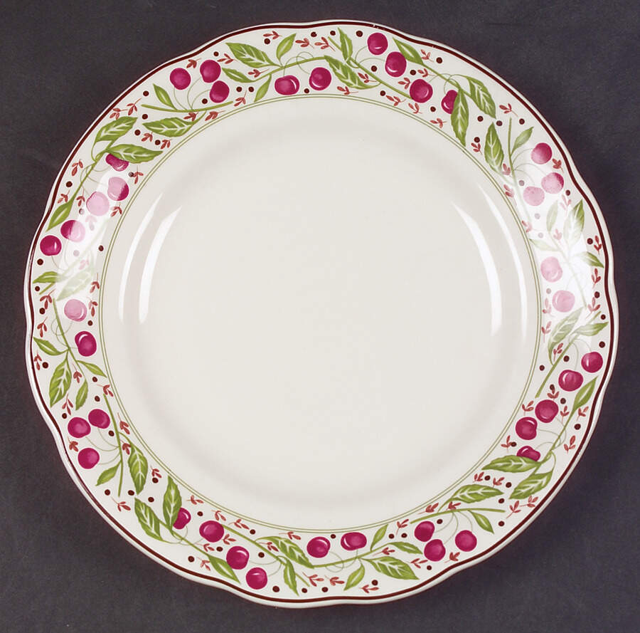 Les Tartes Salad/Dessert Plate by Faiencerie De Gien-1