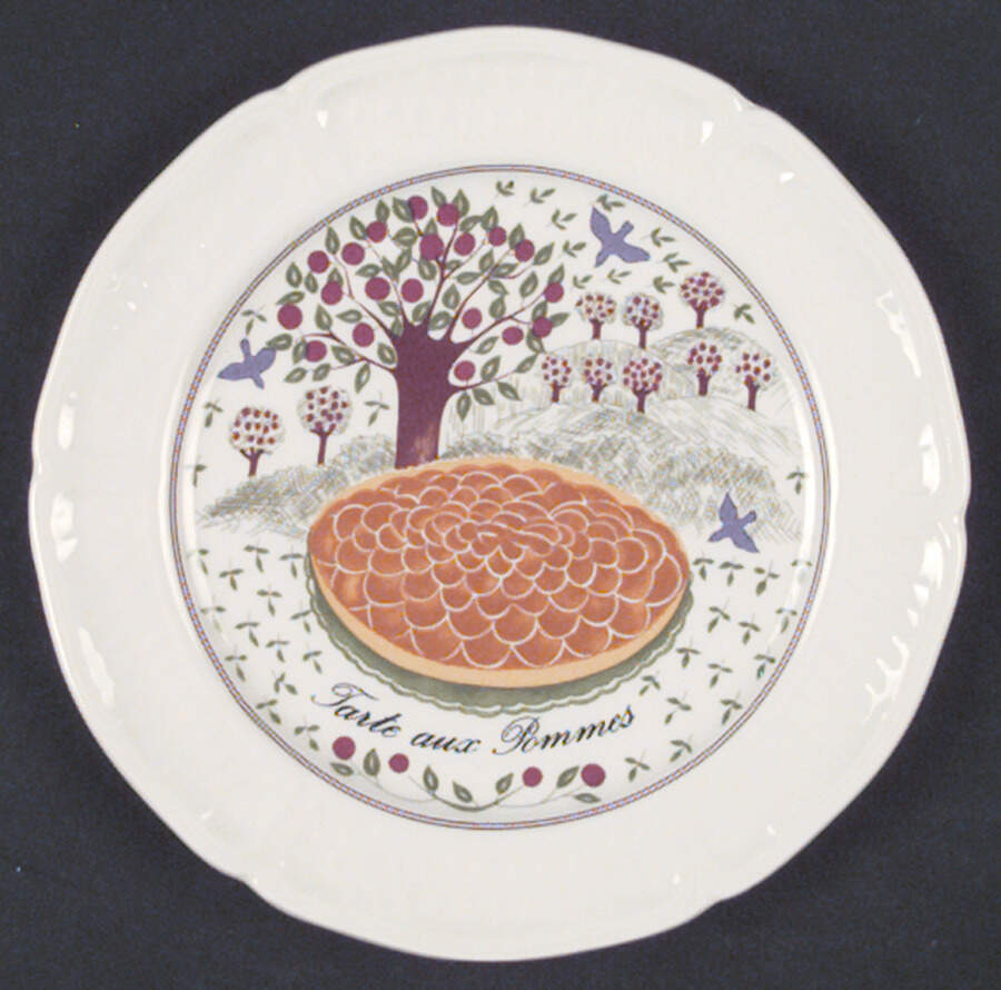 Les Tartes Canape Plate by Faiencerie De Gien-1
