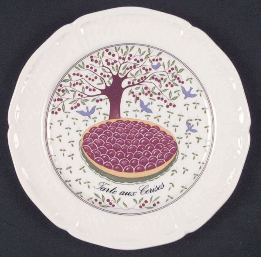 Les Tartes Canape Plate by Faiencerie De Gien-1
