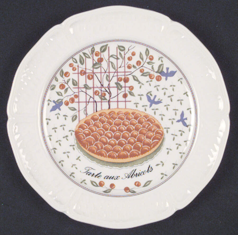 Les Tartes Canape Plate by Faiencerie De Gien-1