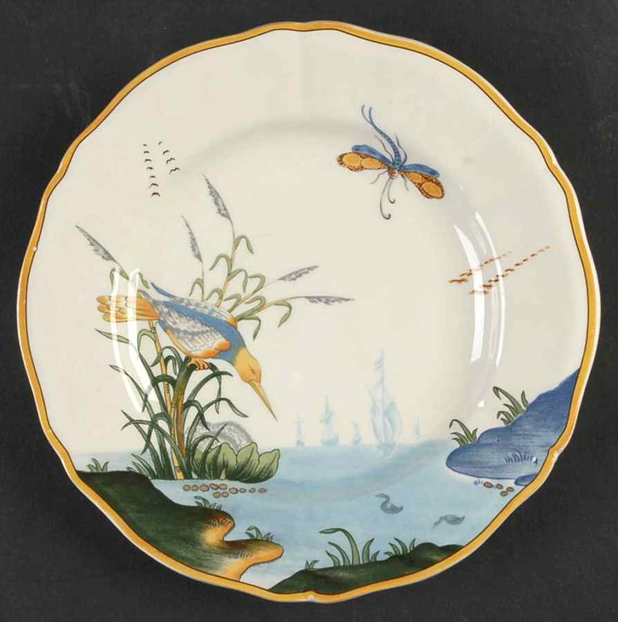 Magellan Bread & Butter Plate by Faiencerie De Gien-1
