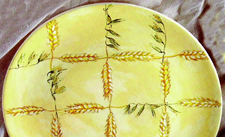Moisson Dinner Plate by Faiencerie De Gien-1